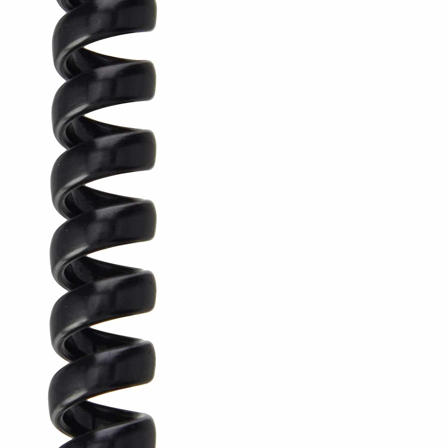 Cable telefonico espiral 4 hilos rj10 2 Metros Negro - imagen 7
