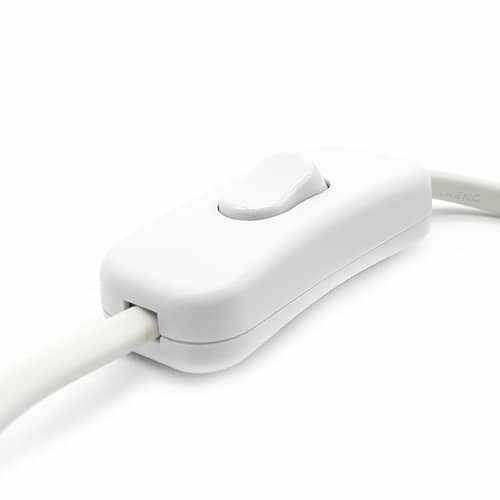 Cable alimentacion con interruptor tipo C 1.5 Metros Blanco - imagen 3
