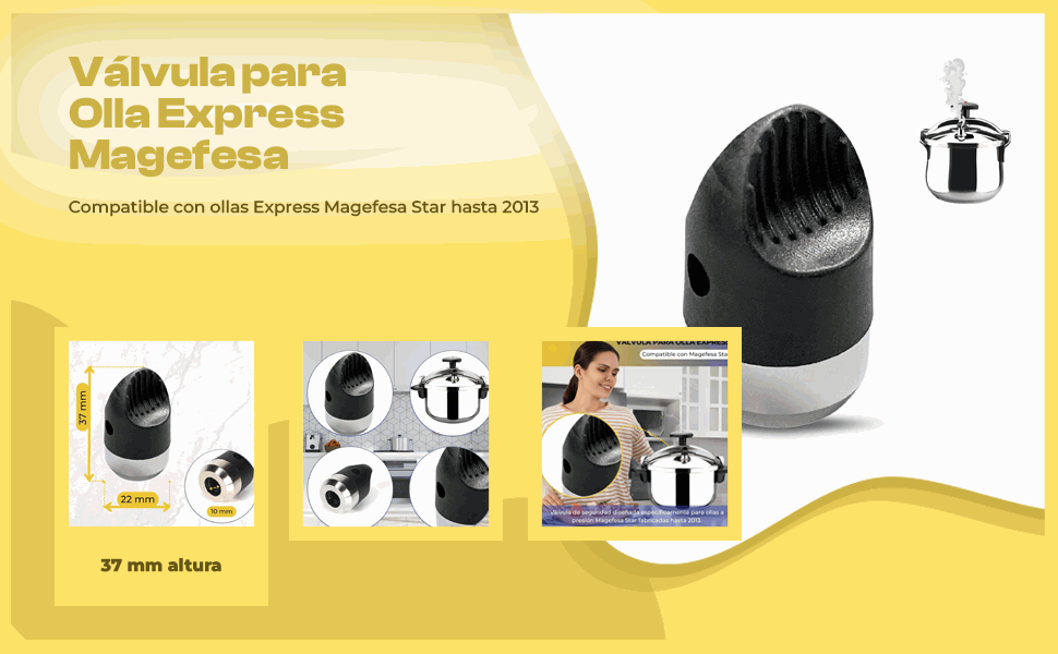 Banner - Válvula para olla express Magefesa