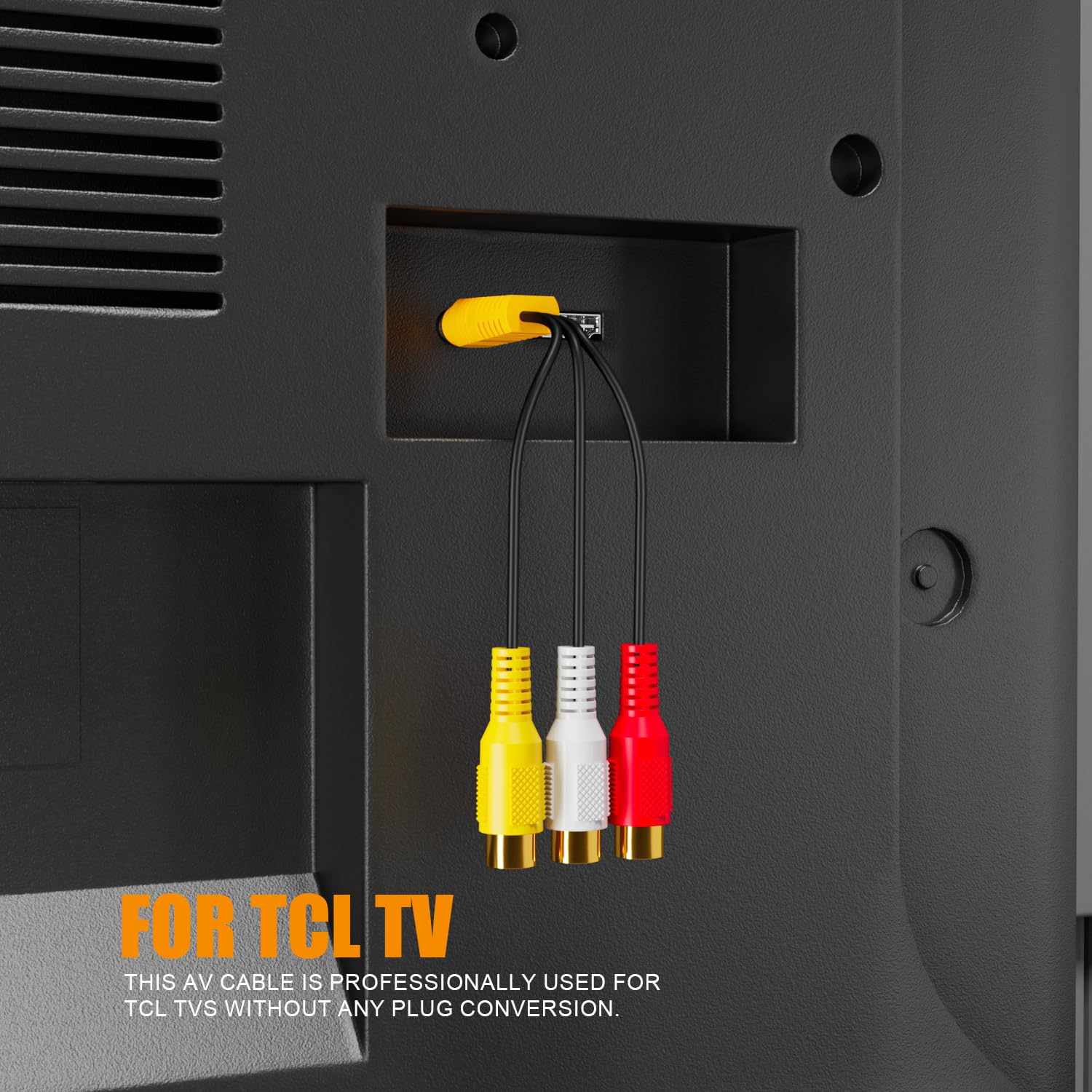Cable de video 3x RCA hembra a 3.5 de 4 pines 15 cm - imagen 2
