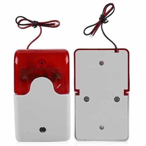 Alarma de sonido y luz Estroboscópica intermitente 24V - imagen 2