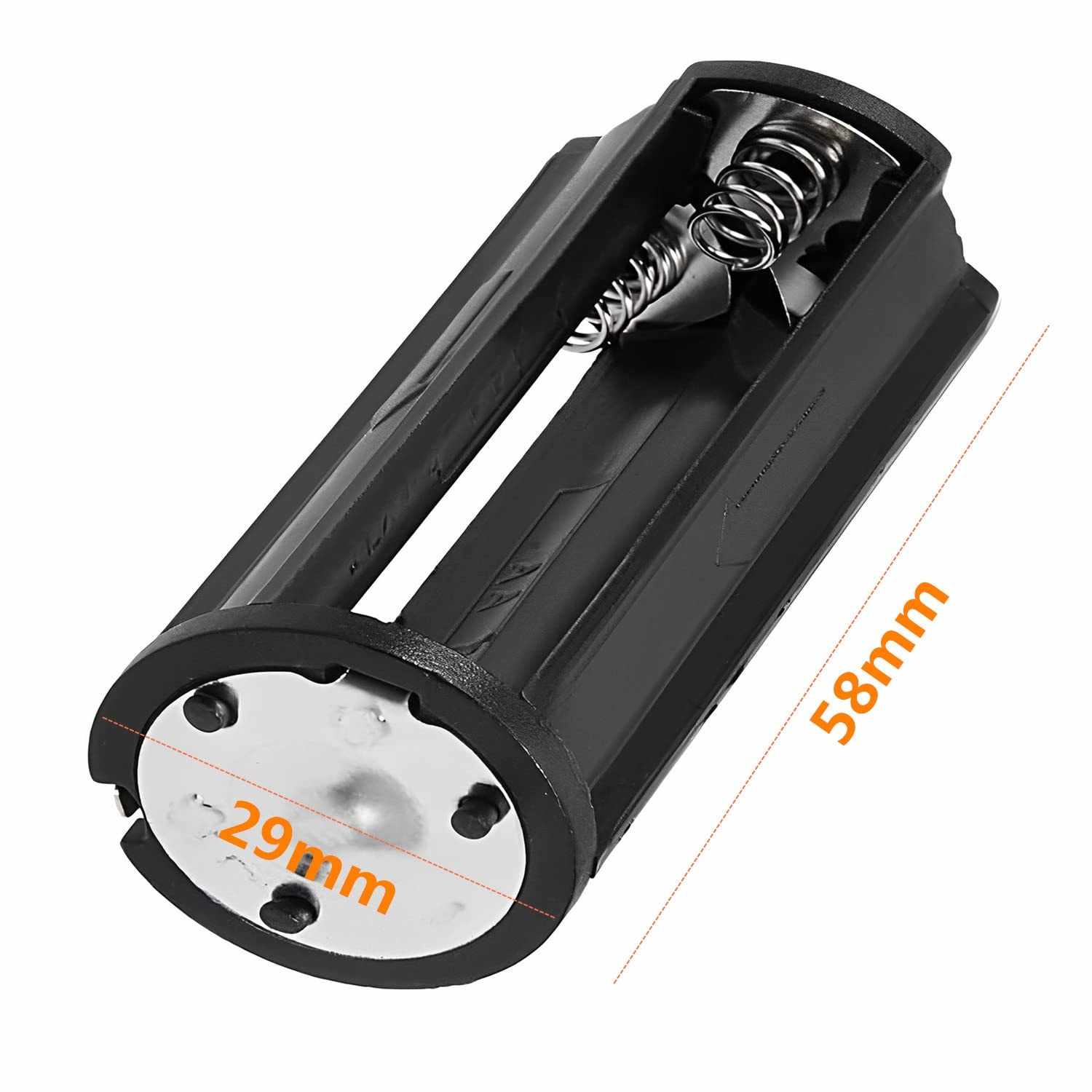 Portapilas para 3 pilas FR03, HR03, LR03 Negro - imagen 5