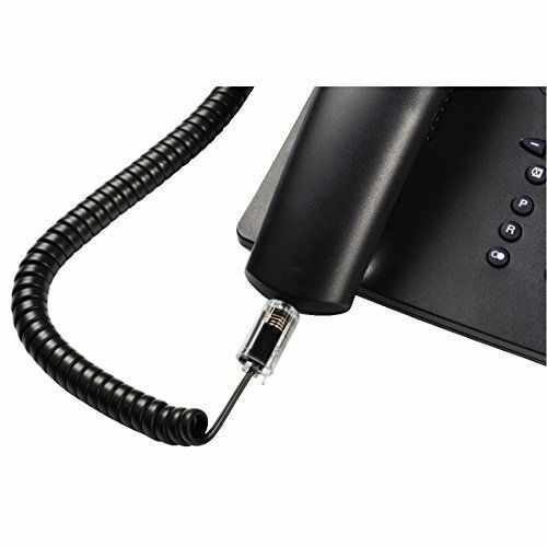 Cable telefonico espiral 4 hilos rj10 7 Metros negro - imagen 4