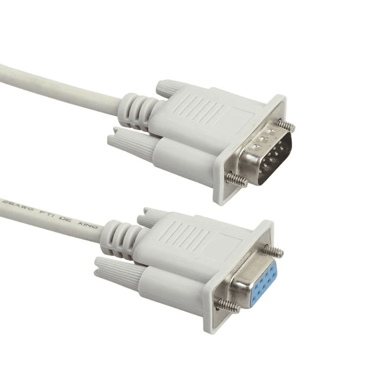 Cable serie RS232 DB9 macho - DB9 hembra 1.8 Metros Beige - imagen 1