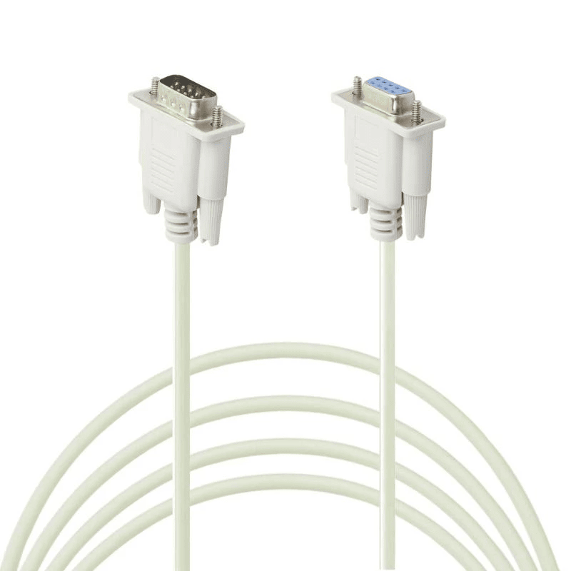 Cable serie RS232 DB9 macho - DB9 hembra 1.8 Metros Beige - imagen 2