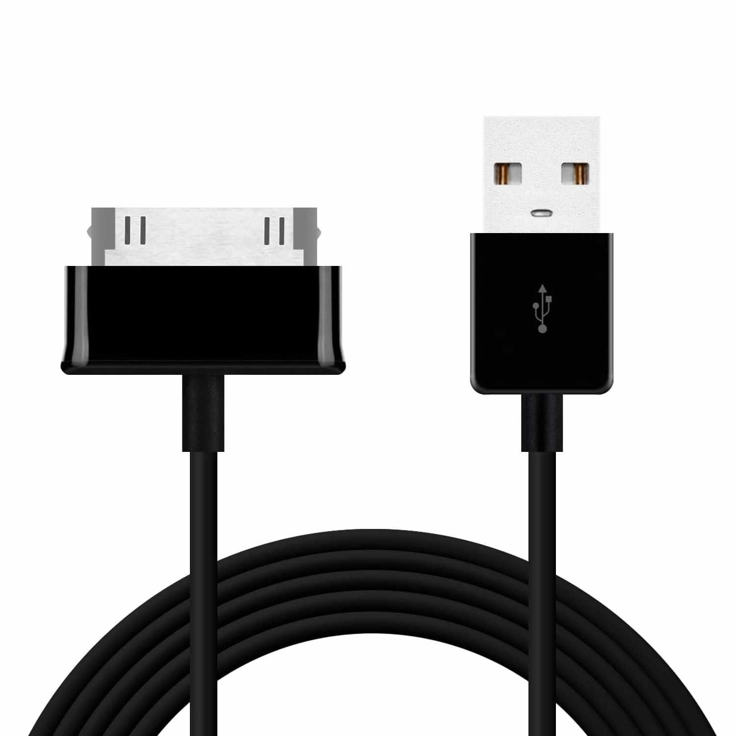 Cable USB Carga para Samsung Galaxy TAB 2 1 Metro Negro