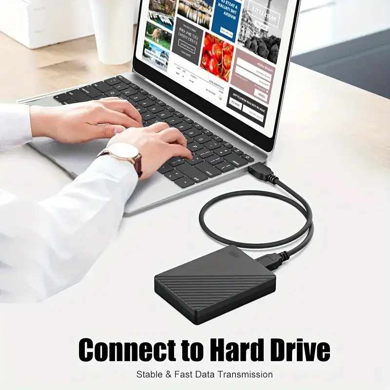 Cable USB 2.0 tipo A macho - macho 1 Metro Negro - imagen 2