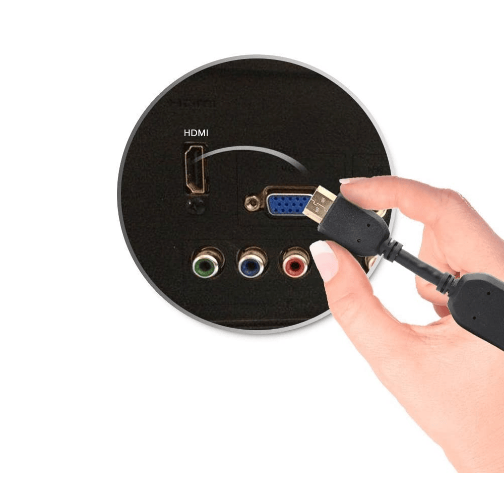 Cable extension HDMI macho a hembra 10 cm Negro - imagen 3