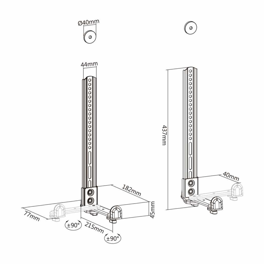 Soporte Universal para Barra de Sonido - imagen 6