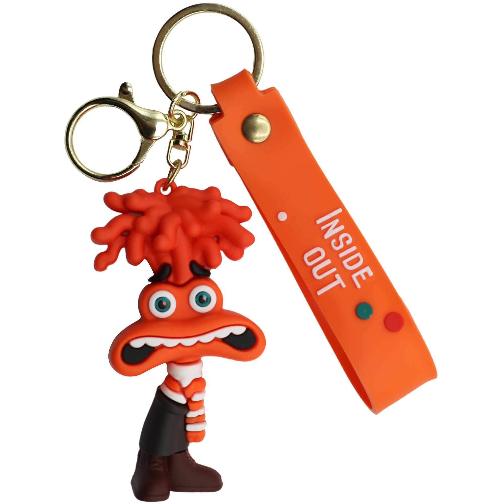 Llavero Inside Out personaje ansiedad silicona