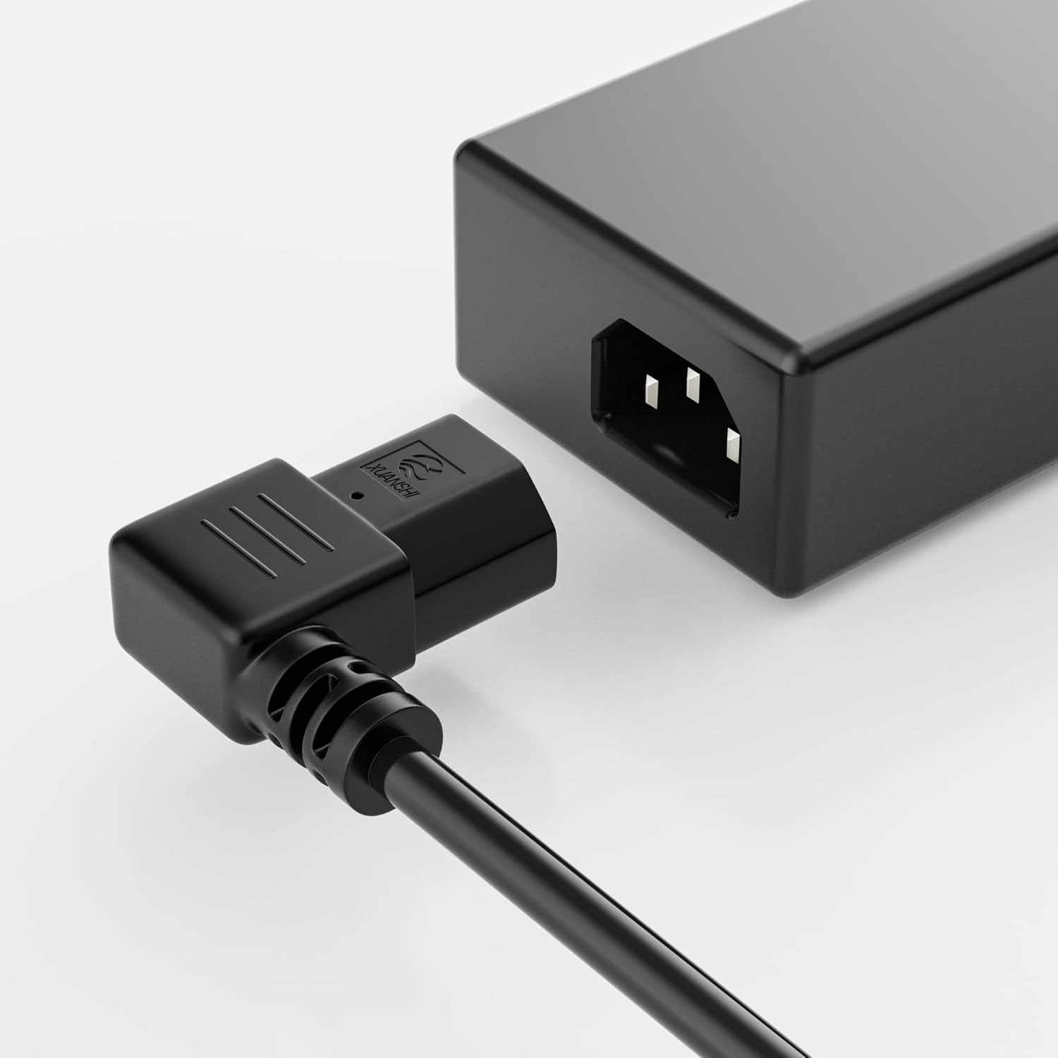 Cable de alimentacion CPU C13 acodado 5 Metros Negro - imagen 3