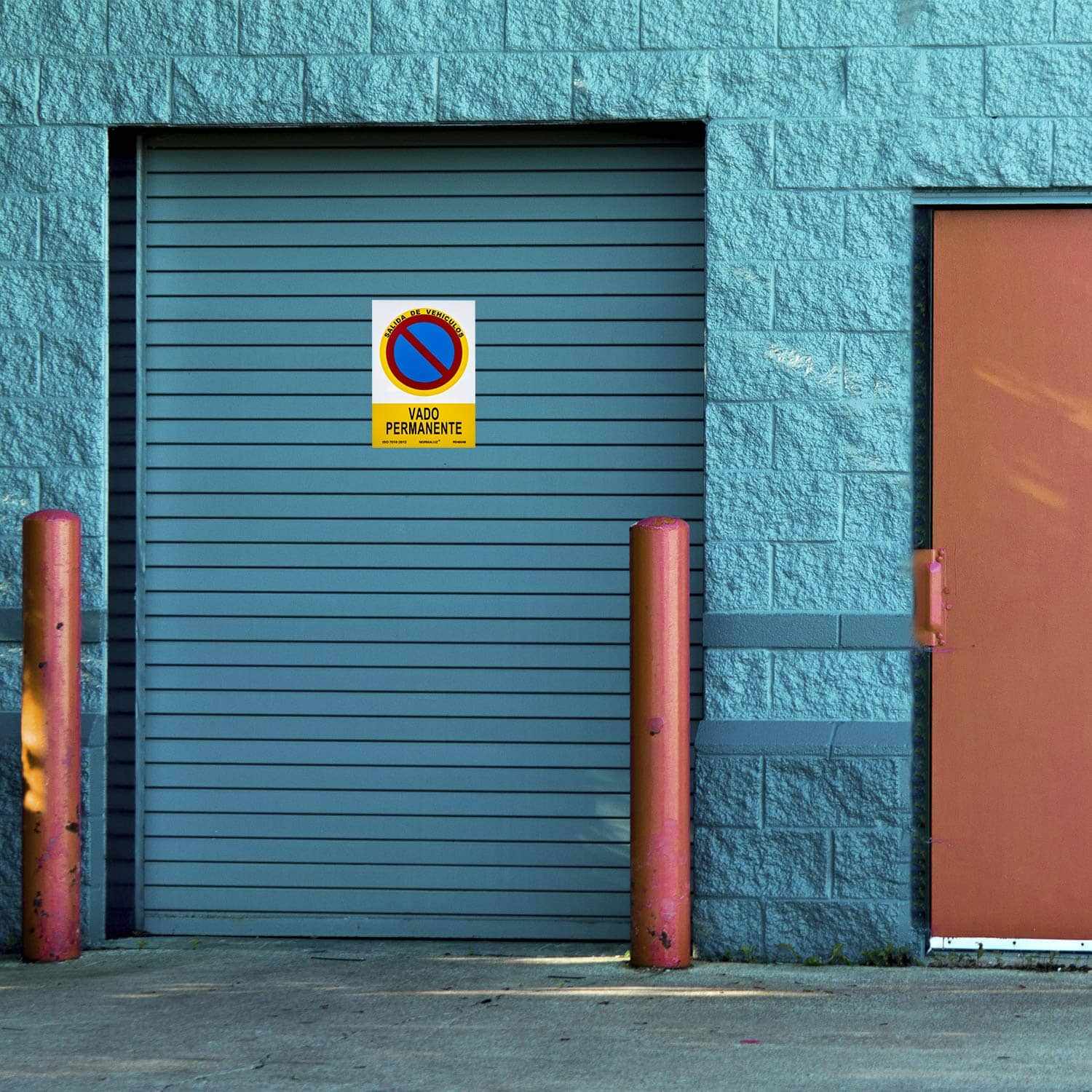 Señal Vado Permanente PVC 21x30 cm - imagen 2