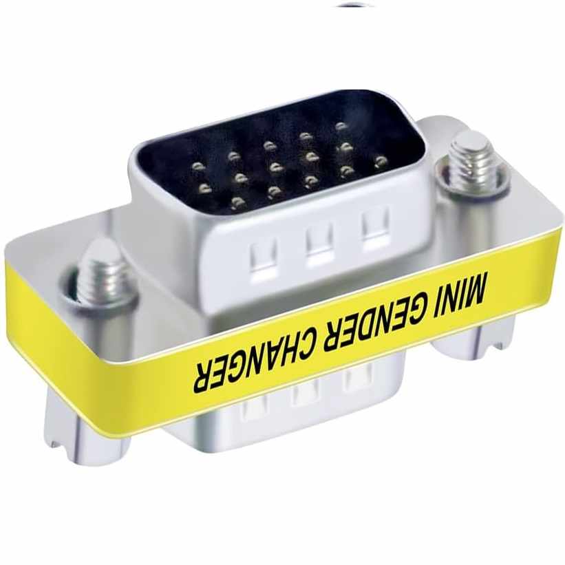 Adaptador VGA 15 pines hembra - macho - imagen 2