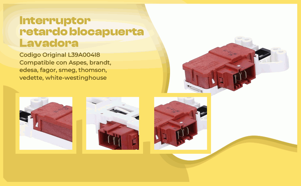 Banner - Interruptor retardo blocapuerta Lavadora