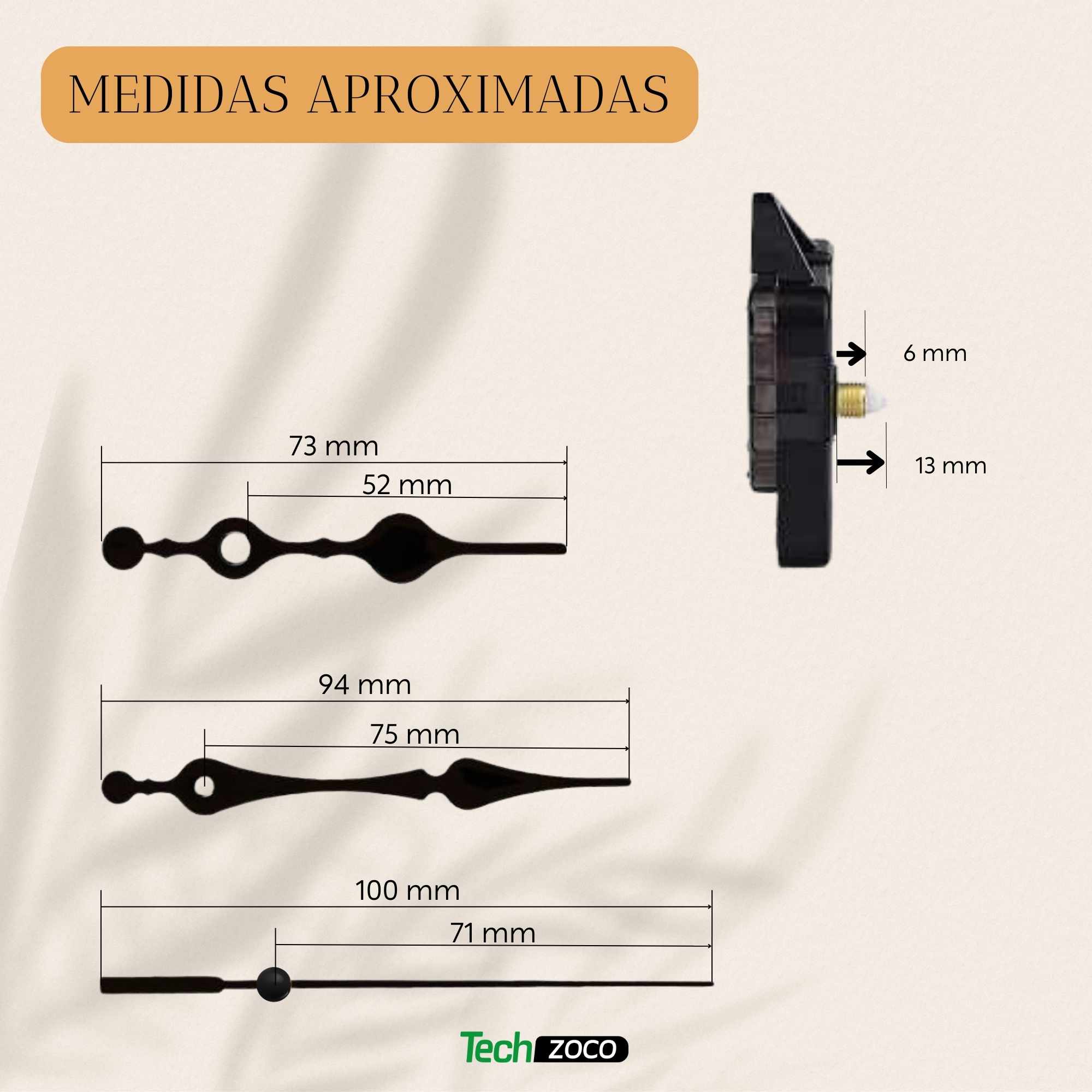 Mecanismo movimiento reloj cuarzo silencioso 3 - imagen 4