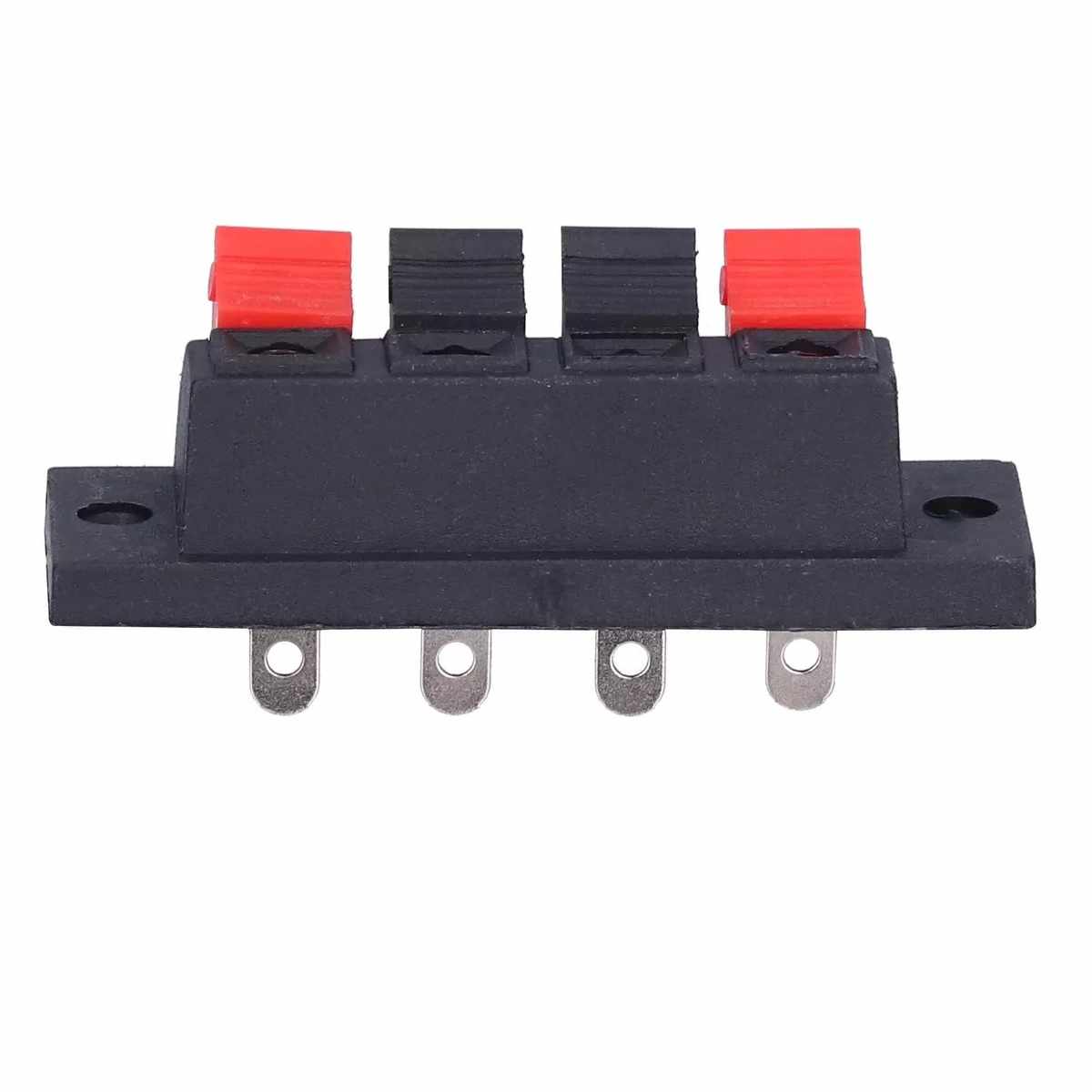 Conjunto de 4 bornes para altavoz rectangular Negro - imagen 6
