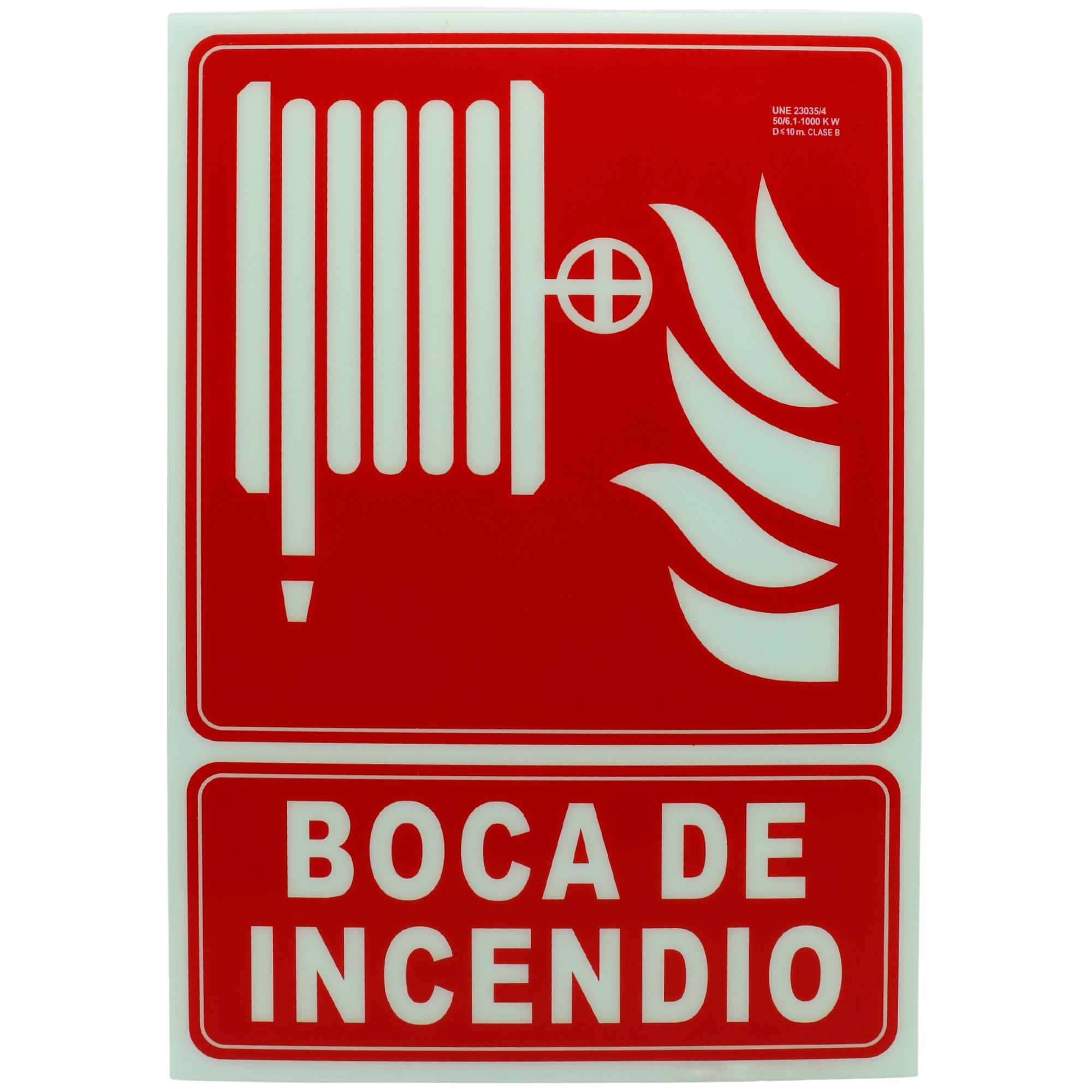 Señal boca de incendio homologada PVC 21x30cm - imagen 1