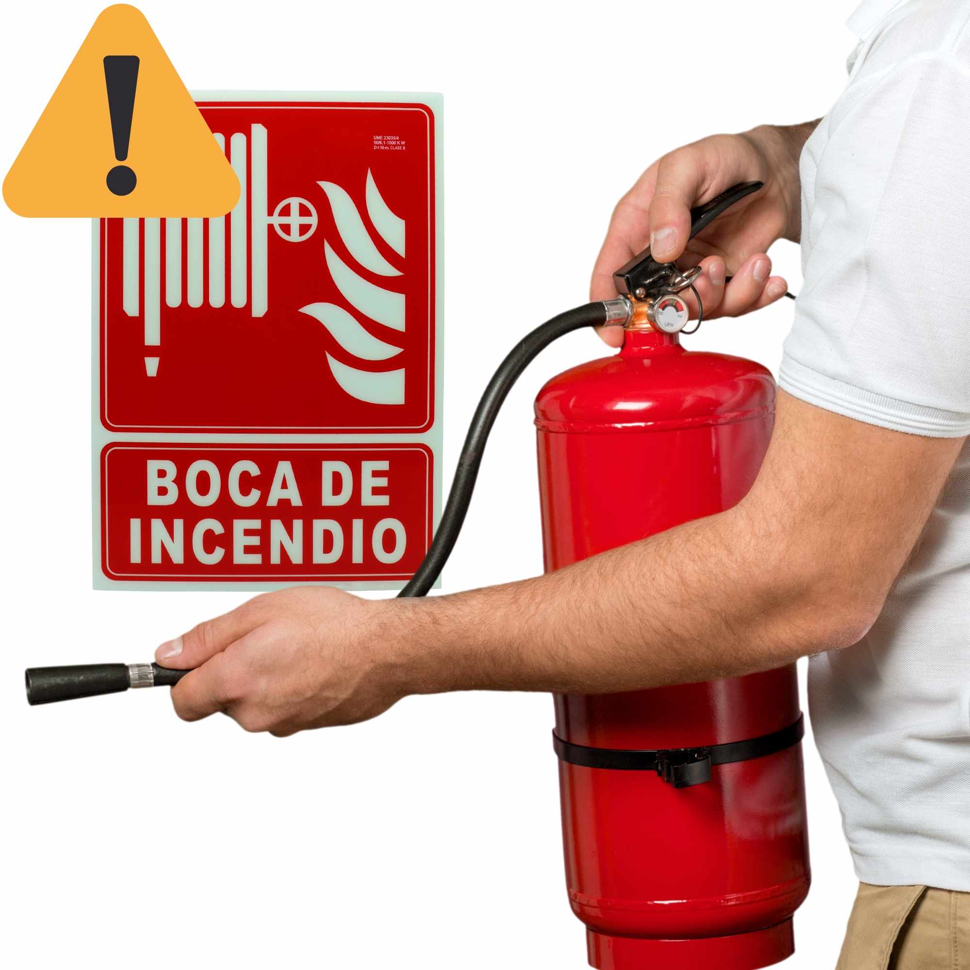 Señal boca de incendio homologada PVC 21x30cm - imagen 6