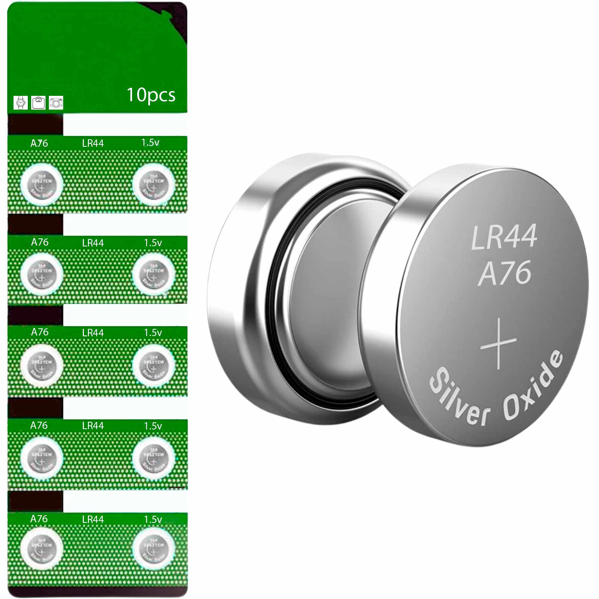Pila maxell LR44 1.5 v pack 10 pilas