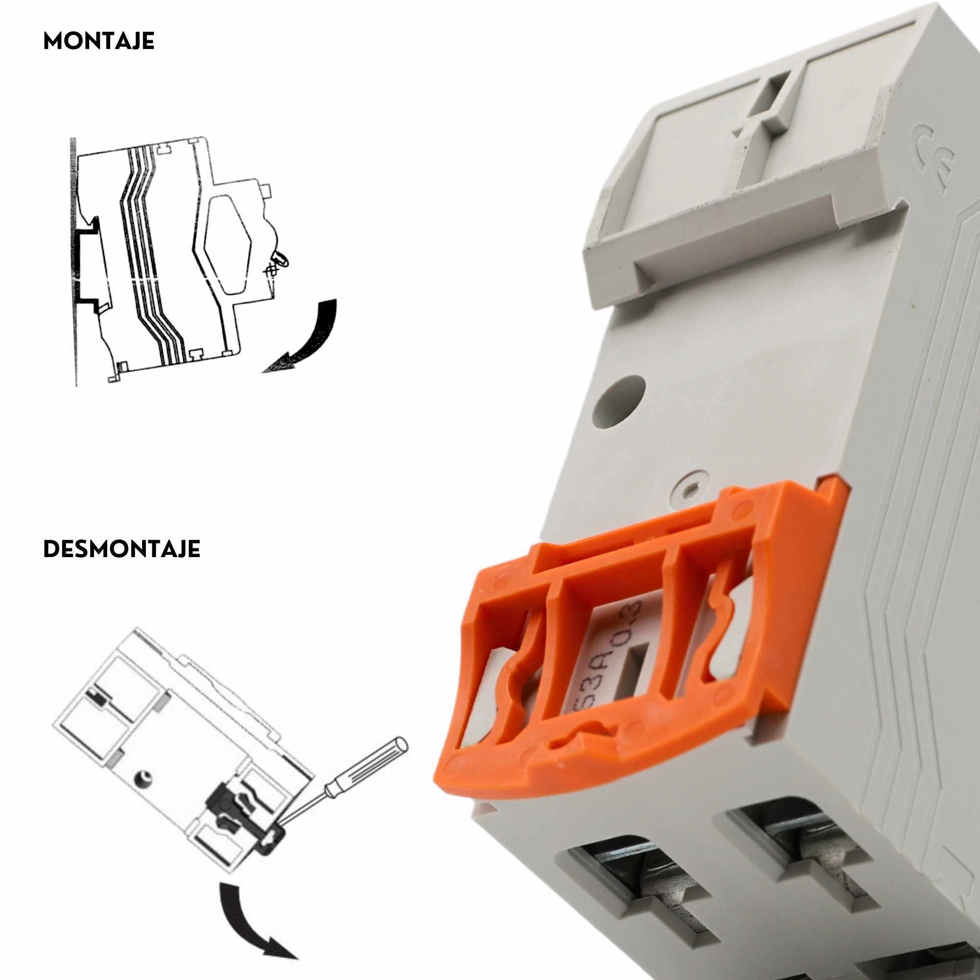 Interruptor diferencial industrial 2P-300mA-Clase AC-10kA 40 A - imagen 3