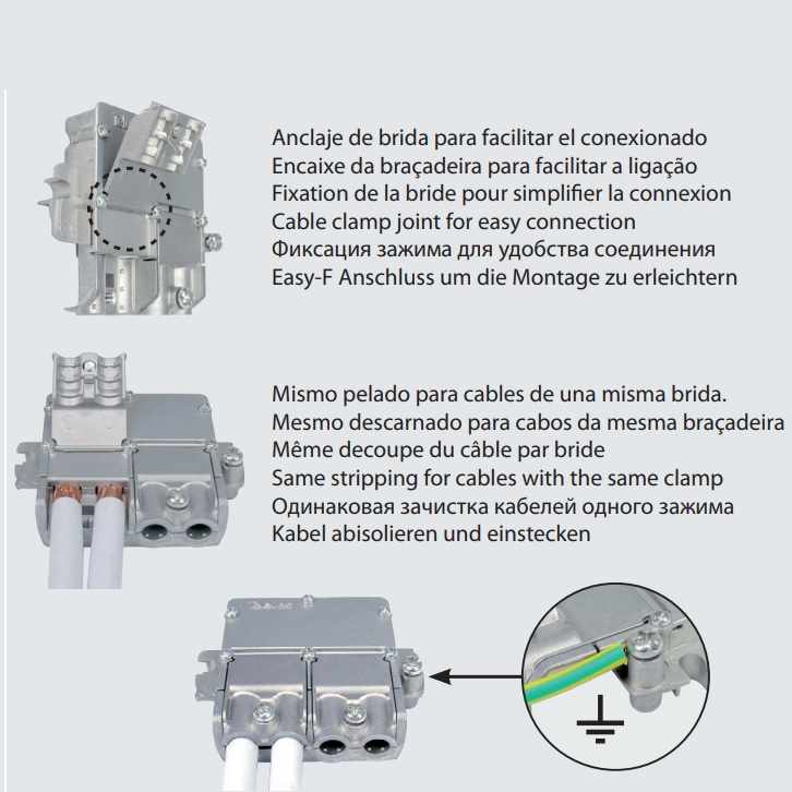 Repartidor distribuidor 2 salidas 4.3/4 dB EasyF - imagen 3