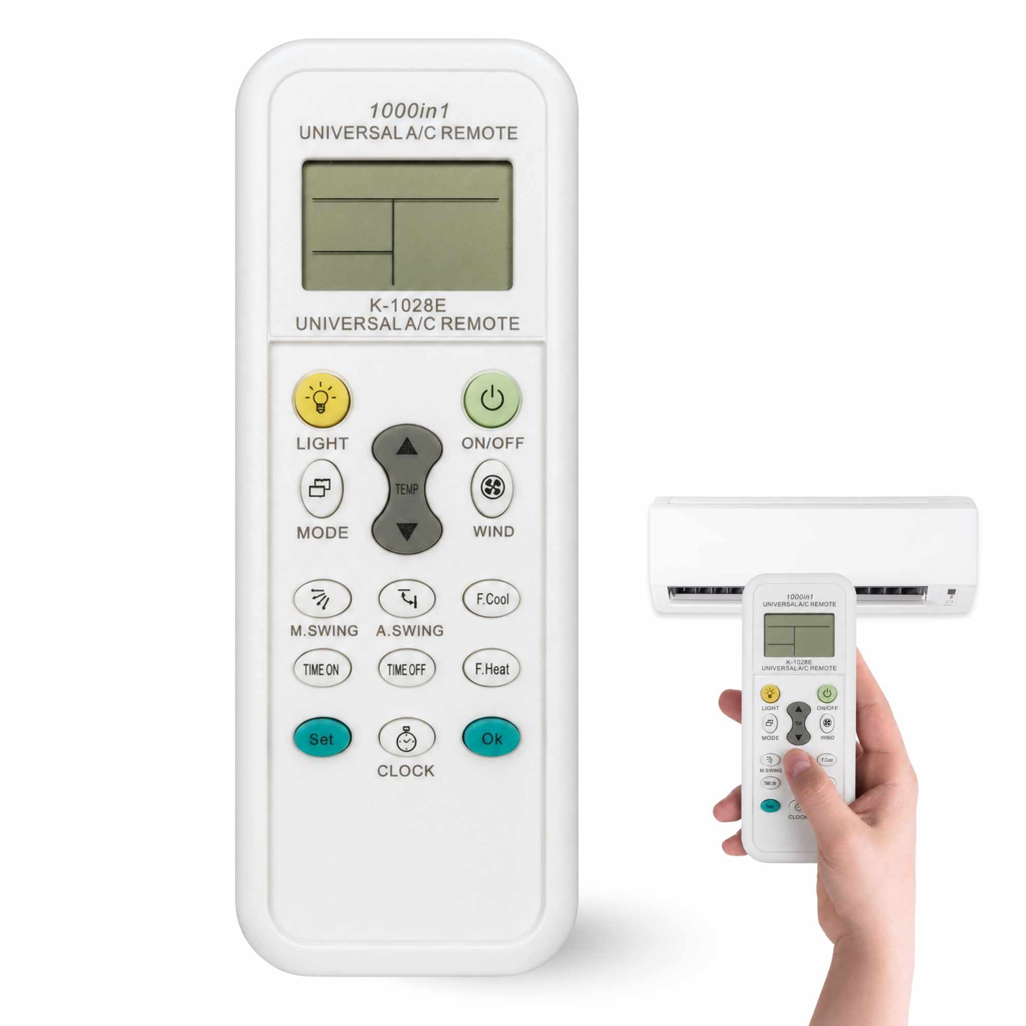 Mando Universal para Aire Acondicionado 1028E