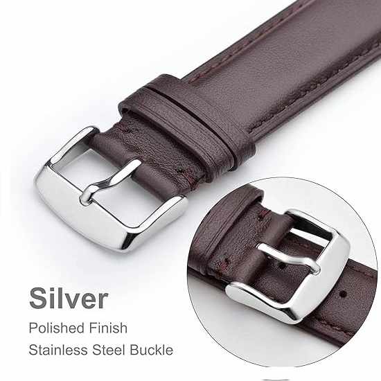 Hebilla reloj Metálica Acero Inoxidable 22 mm Plateado - imagen 3