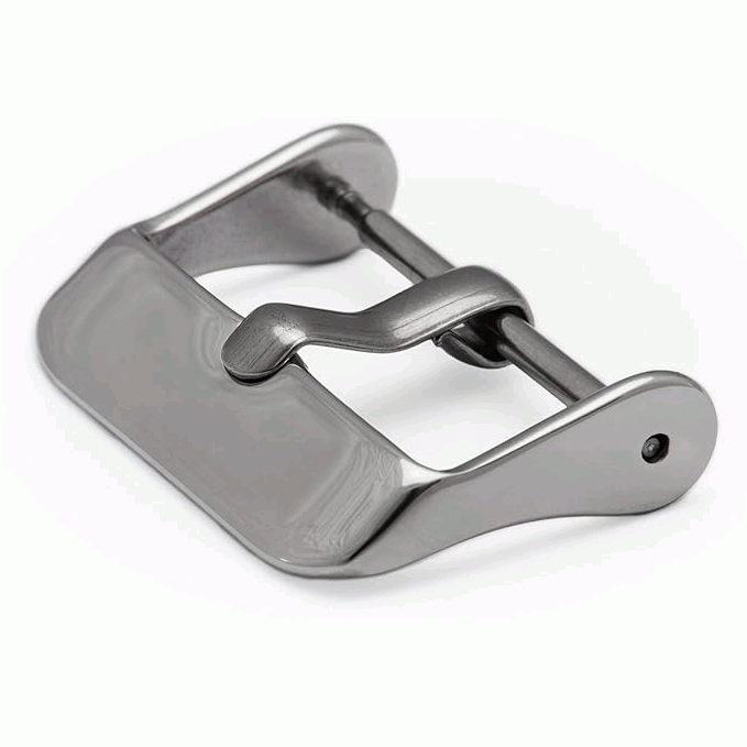 Hebilla reloj Metálica Acero Inoxidable 18 mm Plateado