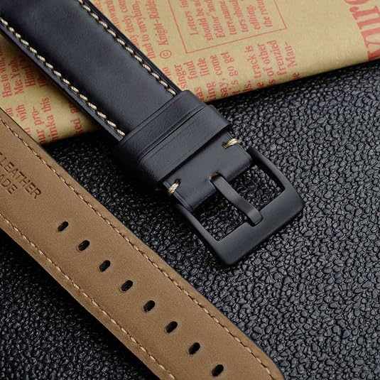 Hebilla reloj Metálica Acero Inoxidable 24 mm Negro - imagen 2