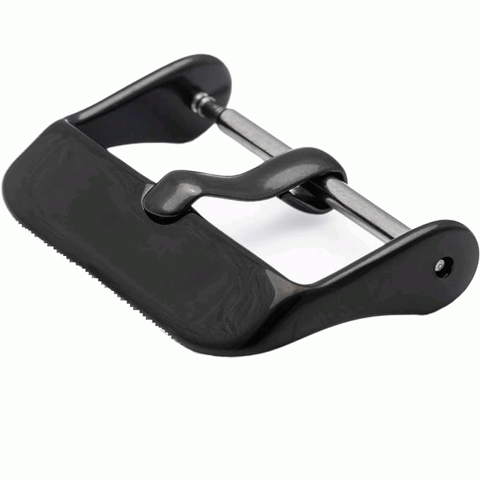 Hebilla reloj Metálica Acero Inoxidable 24 mm Negro - imagen 1