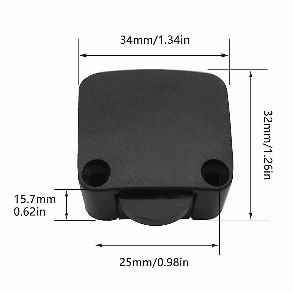 Interruptor para armarios 1A 250V Negro - imagen 3