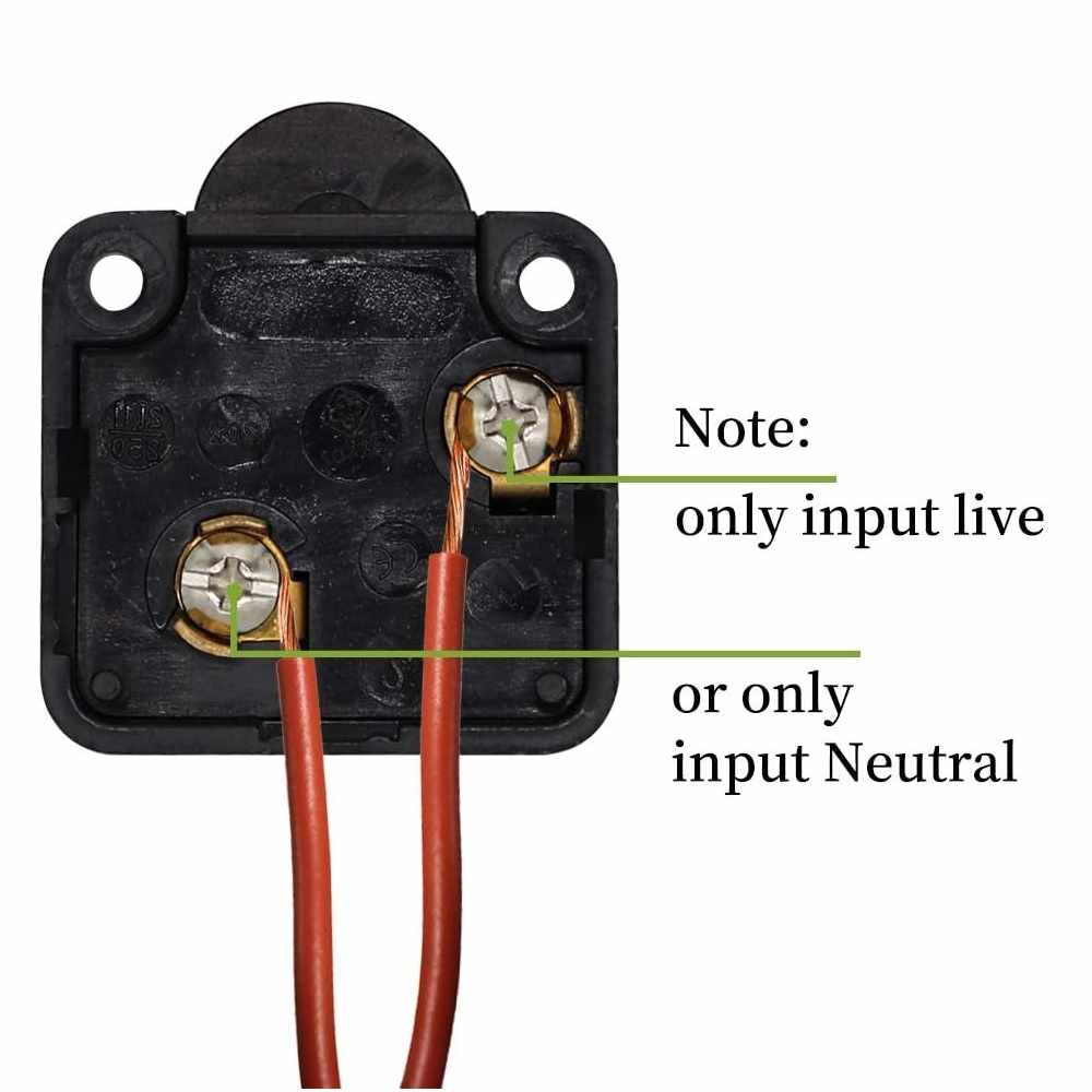 Interruptor para armarios 1A 250V Negro - imagen 7