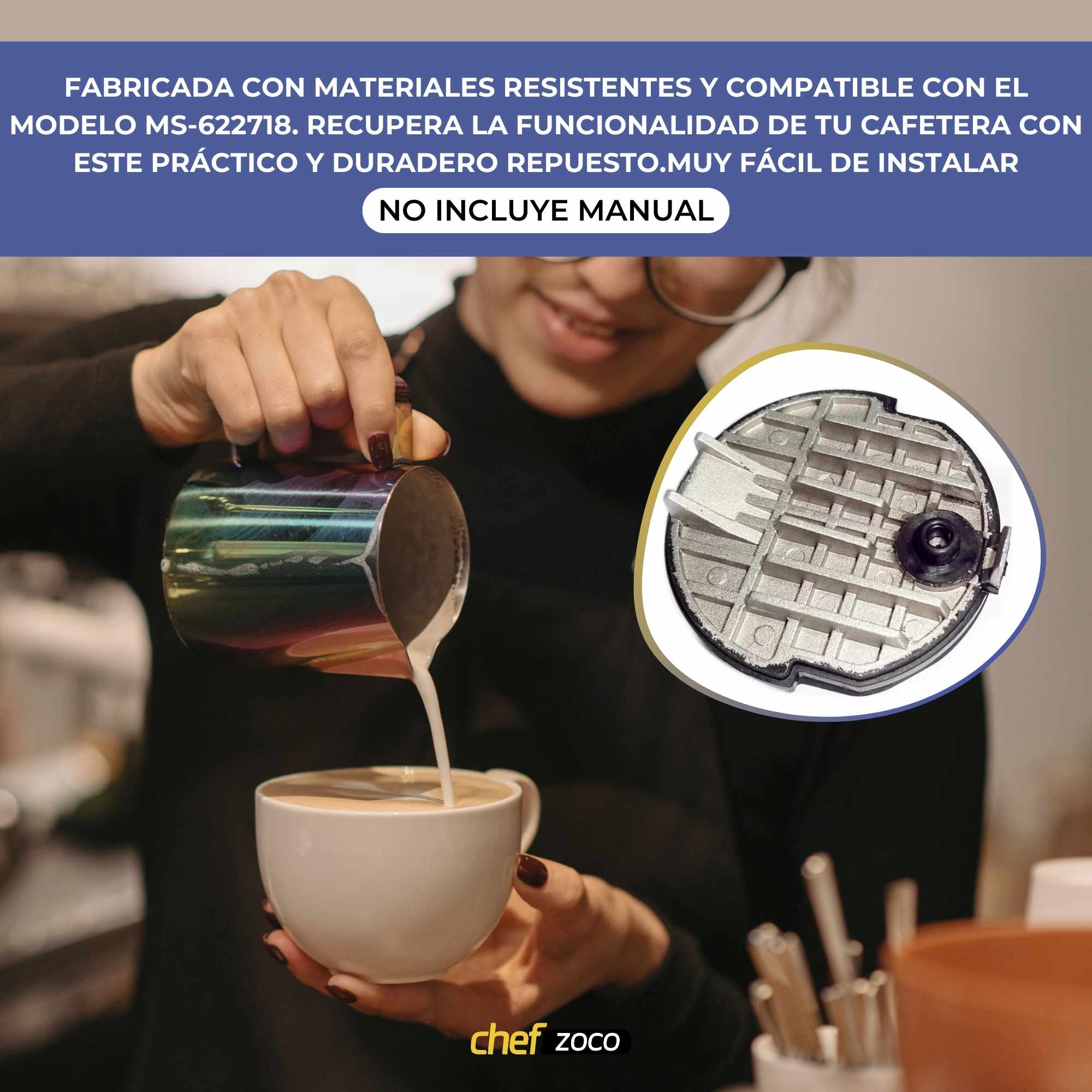 Placa difusor cafetera Krups MS-622718 - imagen 5