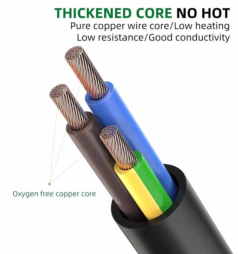 Cable de alimentacion CPU CEE7 2 Metros Negro - imagen 6