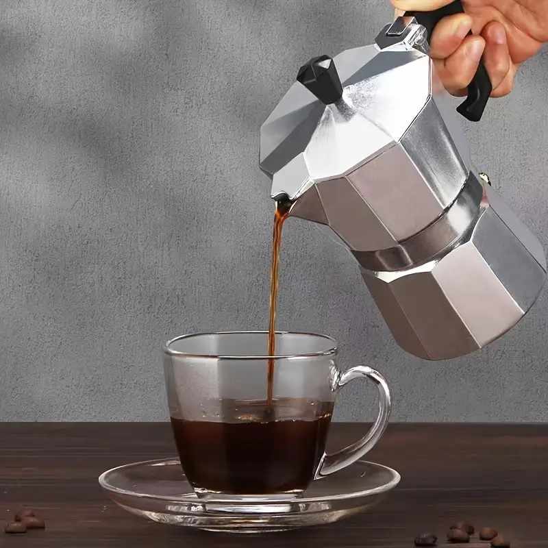 Cafetera Moka manual de aluminio 9 tazas - imagen 2