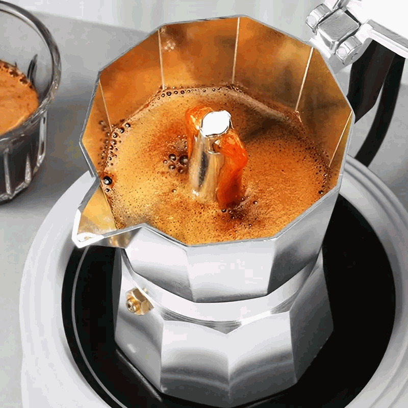 Cafetera Moka manual de aluminio 9 tazas - imagen 6