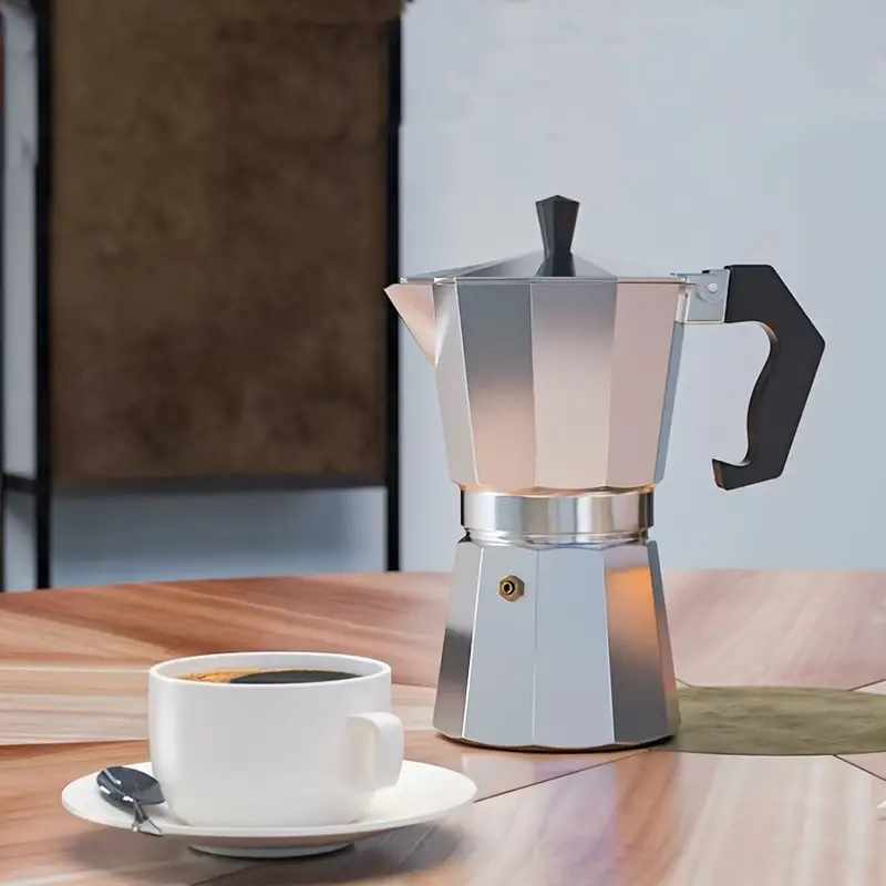 Cafetera Moka manual de aluminio 9 tazas - imagen 5