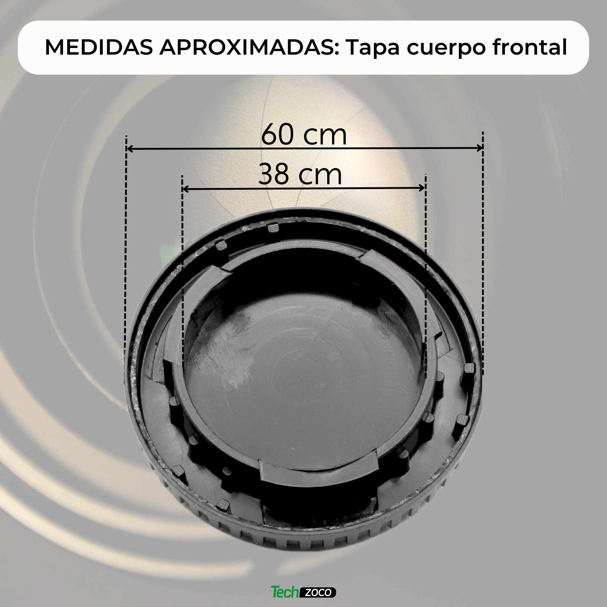 Tapa Cuerpo y Trasera de objetivo compatible con Nikon F Negro - imagen 5