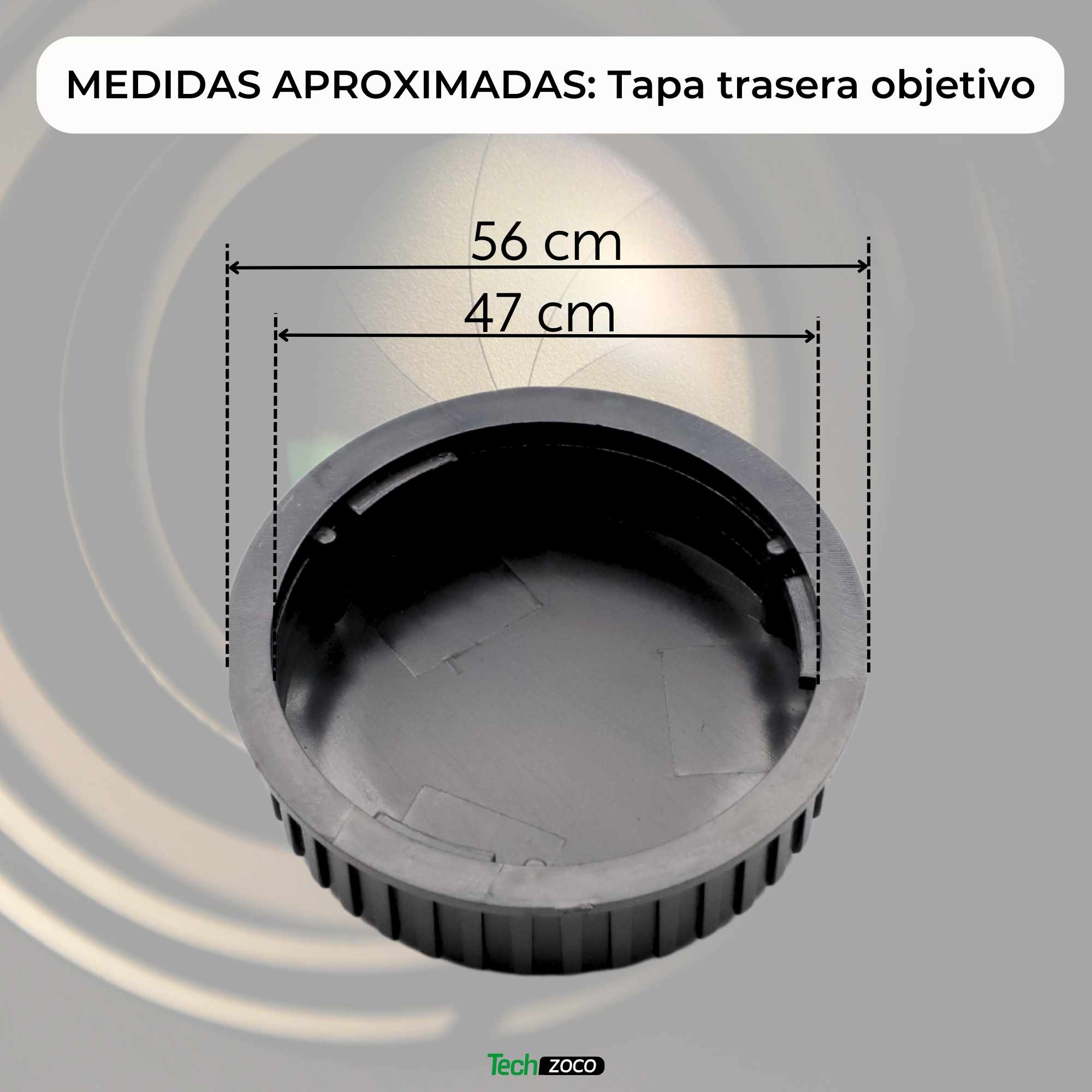 Tapa Cuerpo y Trasera de objetivo compatible con Nikon F Negro - imagen 6