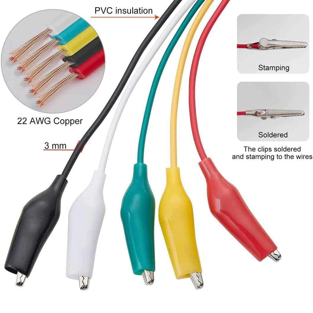 Cables de medicion Multicolor 50 cm 10 cables - imagen 3