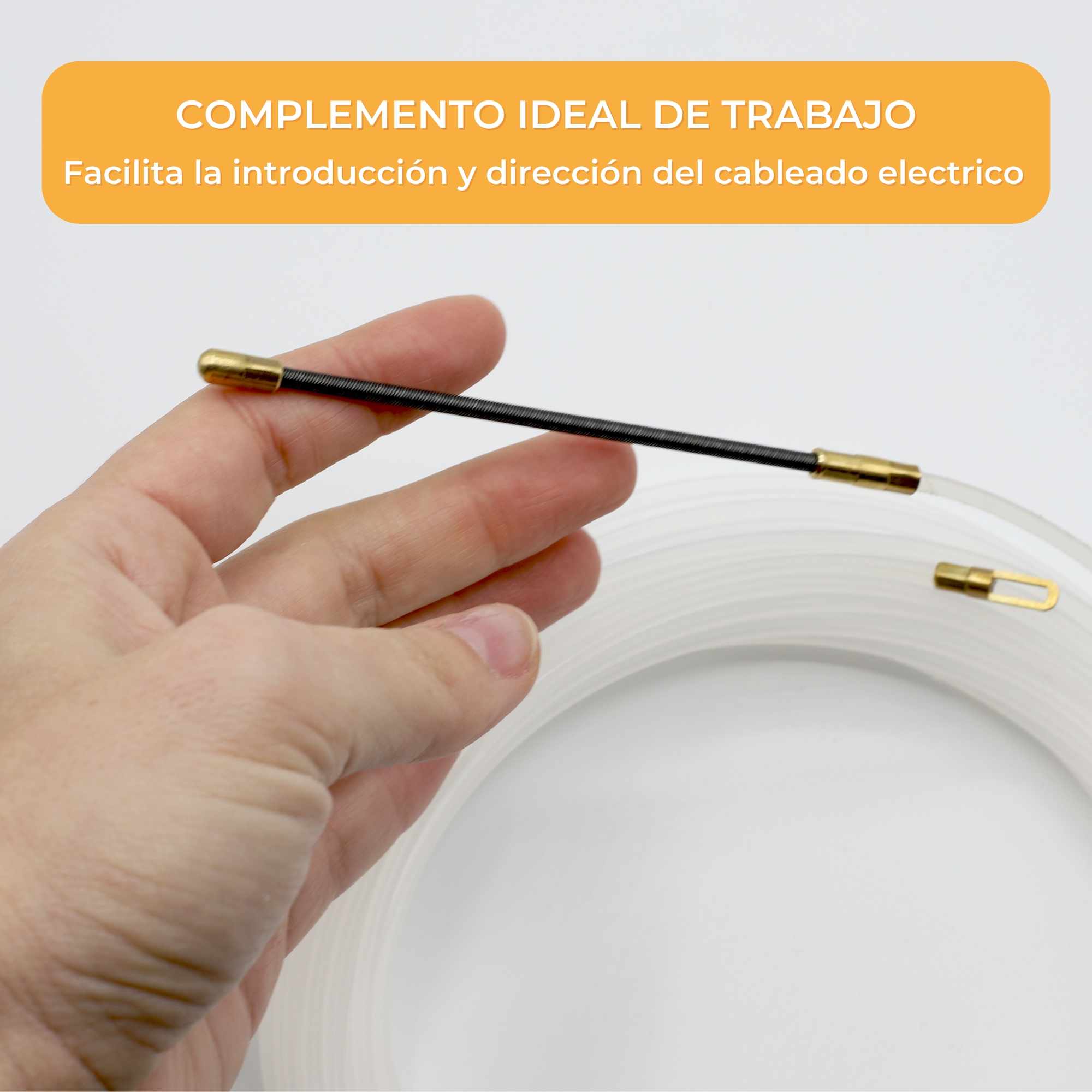 Guía Pasacables de nylon diámetro 3 mm x 15 metro largo - imagen 6