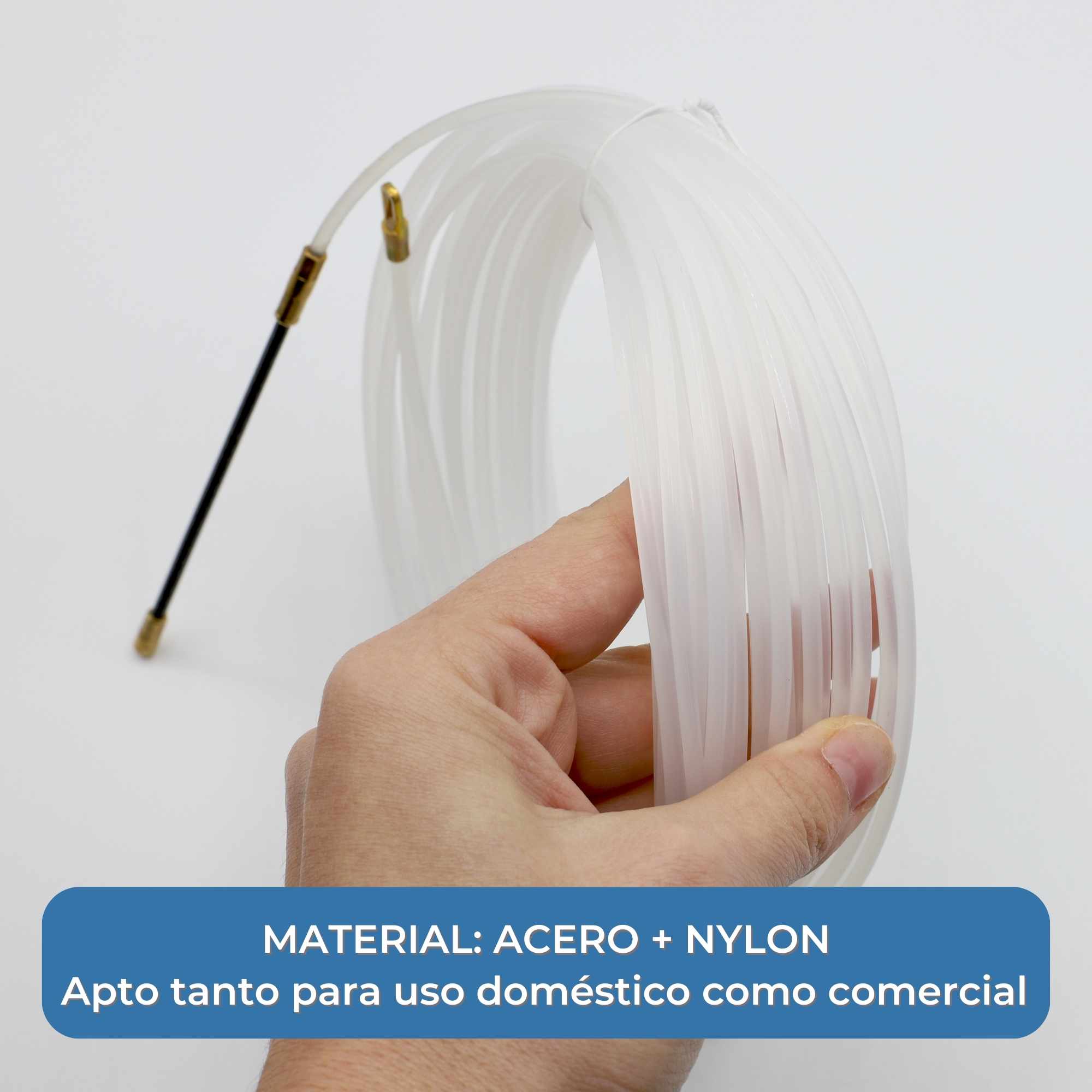 Guía Pasacables de nylon diámetro 3 mm x 15 metro largo - imagen 3