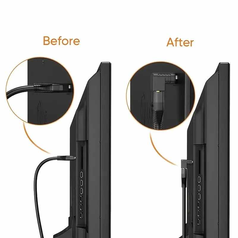 Adaptador HDMI acodado 270 grados - imagen 2