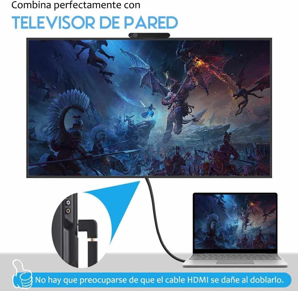 Adaptador HDMI acodado 270 grados - imagen 4