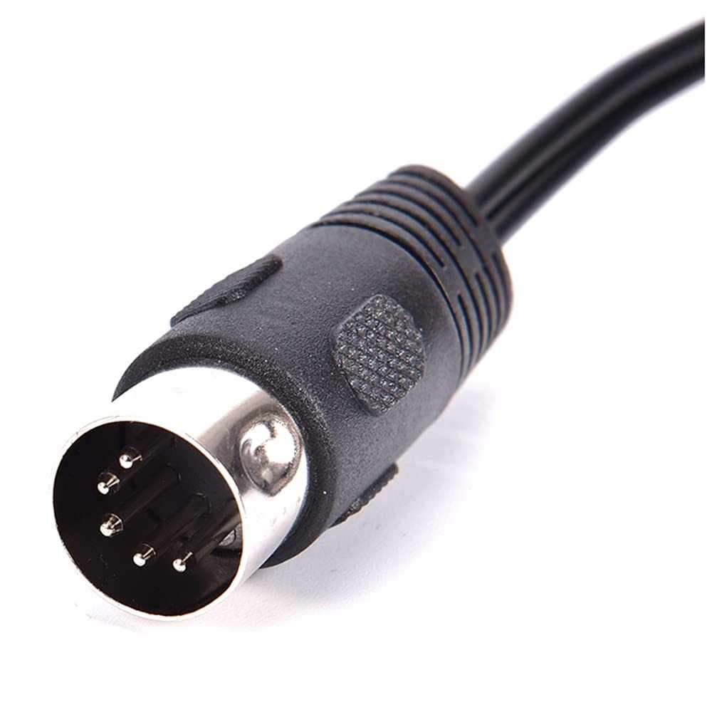 Cable de audio DIN 5 pines macho a 2x RCA hembra 20 cm - imagen 2