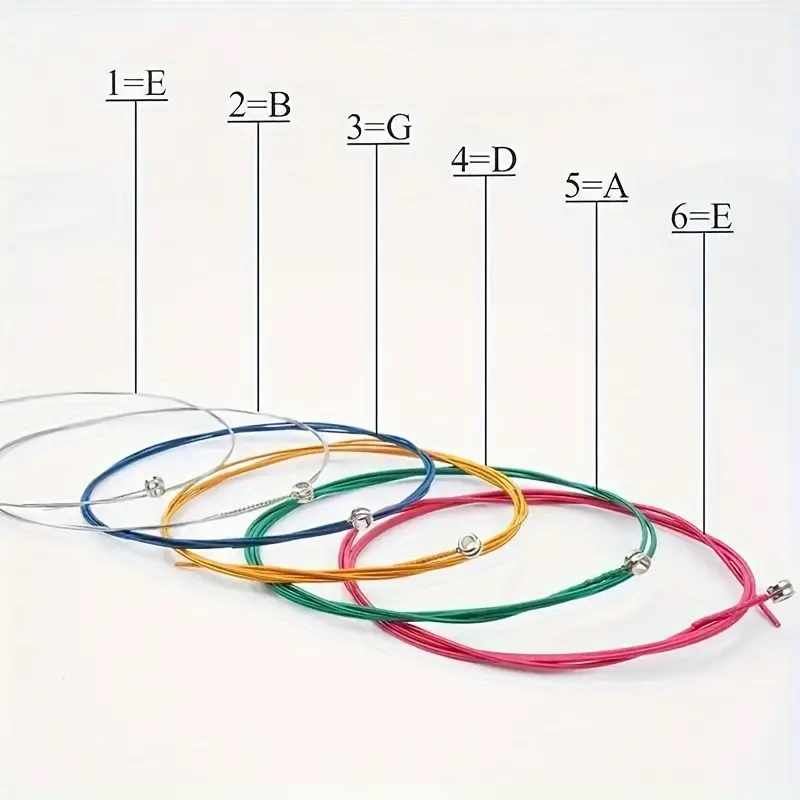 Guitarra De Juguete De 4 Cuerdas Para Niños, Multicolor, Ideal Para Desarrollar La Creatividad Y Coordinación