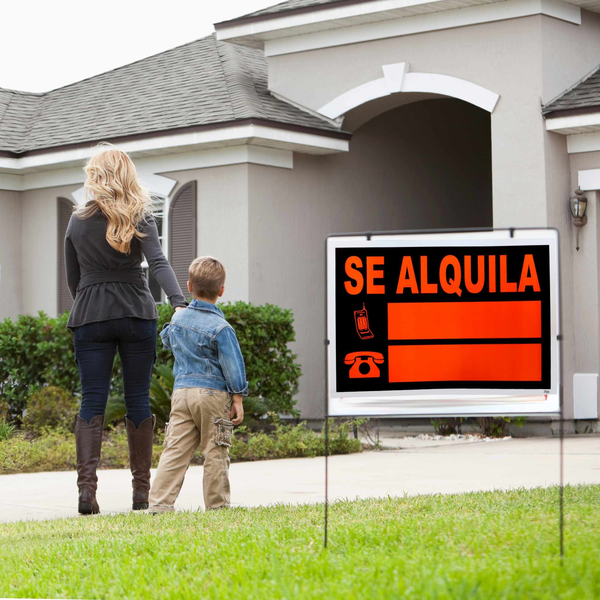 Cartel se alquila 33 x 23 cm - imagen 6