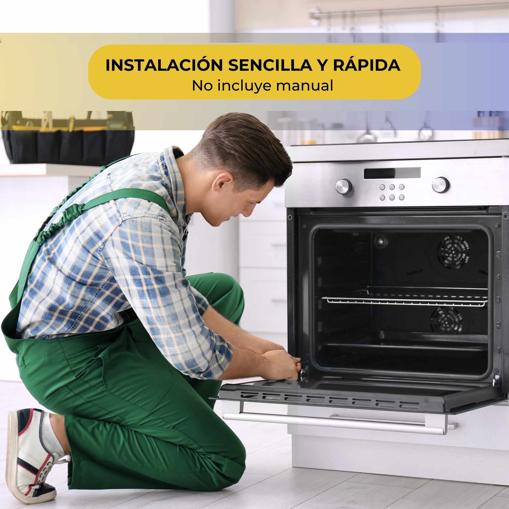 Resistencia solera Horno Fagor 1400+700W codigo original CA5A005A7 - imagen 6