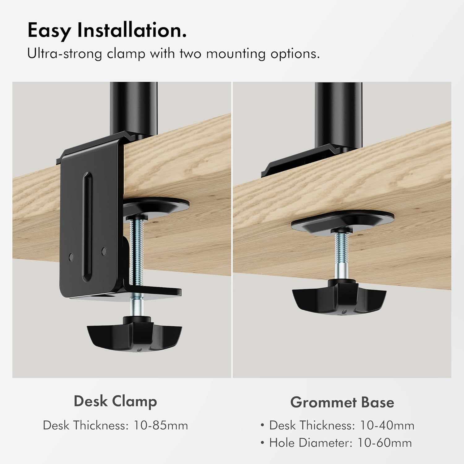 Soporte de Mesa Giratorio e Inclinable para Portatil y Monitor - imagen 3