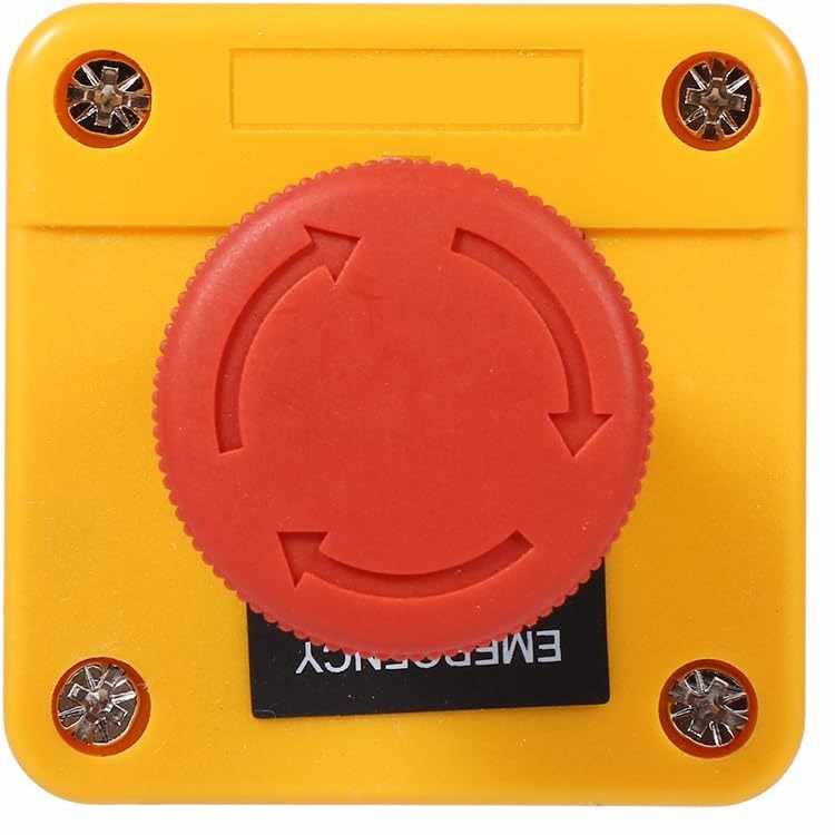 Interruptor de Botón de Parada de Emergencia NO/NC 660V 10 A - imagen 3